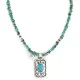 .925 Sterling Silver and Nickel Certified Authentic Handmade Navajo Natural Turquoise Coral Native American Necklace 12810-2-1601 .925 Sterling Silver and Nickel Certified Authentic Handmade Navajo Natural Turquoise Coral Native American Necklace 12810-2-1601