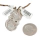 Vintage Style Buffalo Nickel .925 Sterling Silver Certified Authentic Navajo Natural Turquoise Native American Necklace 14293-19-15163