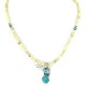 .925 Sterling Silver Certified Authentic Navajo Natural Turquoise Gaspeite Native American Necklace 14297-11-1570 .925 Sterling Silver Certified Authentic Navajo Natural Turquoise Gaspeite Native American Necklace 14297-11-1570