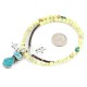 .925 Sterling Silver Certified Authentic Navajo Natural Turquoise Gaspeite Native American Necklace 14297-11-1570 .925 Sterling Silver Certified Authentic Navajo Natural Turquoise Gaspeite Native American Necklace 14297-11-1570