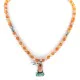 .925 Sterling Silver Certified Authentic Navajo Natural Turquoise Carnelian and Spiny Oyster Native American Necklace 14164-1-15338 .925 Sterling Silver Certified Authentic Navajo Natural Turquoise Carnelian and Spiny Oyster Native American Necklace 14164-1-15338
