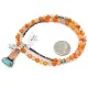 .925 Sterling Silver Certified Authentic Navajo Natural Turquoise Carnelian and Spiny Oyster Native American Necklace 14164-1-15338 .925 Sterling Silver Certified Authentic Navajo Natural Turquoise Carnelian and Spiny Oyster Native American Necklace 14164-1-15338