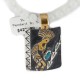 12kt Gold Filled and .925 Sterling Silver Kokopelli Handmade Certified Authentic Navajo Natural Turquoise Quartz Native American Necklace 15036-5-15814
