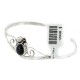 Handmade Certified Authentic Navajo .925 Sterling Silver Natural Black Onyx Native American Bracelet 12948-1 Handmade Certified Authentic Navajo .925 Sterling Silver Natural Black Onyx Native American Bracelet 12948-1