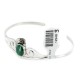 Handmade Navajo .925 Sterling Silver Natural Malachite Bracelet NB151223215213