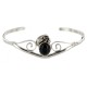 Handmade Certified Authentic Navajo .925 Sterling Silver Natural Black Onyx Native American Bracelet 12948-1 Handmade Certified Authentic Navajo .925 Sterling Silver Natural Black Onyx Native American Bracelet 12948-1