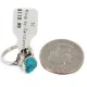 Handmade Certified Authentic Navajo .925 Sterling Silver Natural Turquoise Native American Ring 5 1/4 26204-3