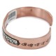 Bear Navajo .925 Sterling Silver Handmade Certified Authentic Pure Copper Native American Bracelet 12952-11