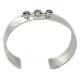 Handmade Certified Authentic Hammered Navajo Nickel Natural Turquoise Native American Bracelet 12957-3 Handmade Certified Authentic Hammered Navajo Nickel Natural Turquoise Native American Bracelet 12957-3