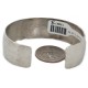 Handmade Certified Authentic Hammered Navajo Nickel Natural Turquoise Native American Bracelet 12957-3 Handmade Certified Authentic Hammered Navajo Nickel Natural Turquoise Native American Bracelet 12957-3
