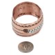 Navajo .925 Sterling Silver Handmade Certified Authentic Pure Copper Native American Bracelet 12952-22