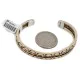 Handmade Certified Authentic Navajo Pure Copper and Brass Native American Bracelet 12958-5 Handmade Certified Authentic Navajo Pure Copper and Brass Native American Bracelet 12958-5