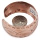 Feather Handmade Navajo Certified Authentic Pure Copper Native American Bracelet 12956-2 Feather Handmade Navajo Certified Authentic Pure Copper Native American Bracelet 12956-2