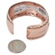 Arrowhead Feather Navajo .925 Sterling Silver Handmade Certified Authentic Pure Copper Native American Bracelet 12952