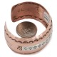 Arrowhead Feather Navajo .925 Sterling Silver Handmade Certified Authentic Pure Copper Native American Bracelet 12952