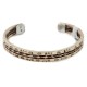 Certified Authentic Handmade Navajo Pure Copper and Brass Native American Bracelet 12958-3 Certified Authentic Handmade Navajo Pure Copper and Brass Native American Bracelet 12958-3