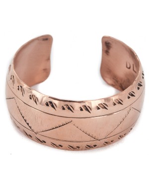 Mountain Handmade Navajo Certified Authentic Pure Copper Native American Bracelet 12955-5 Mountain Handmade Navajo Certified Authentic Pure Copper Native American Bracelet 12955-5