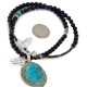 .925 Sterling Silver Handmade Certified Authentic Navajo Natural Purple Goldstone and Turquoise Native American Necklace 15033-15-15814-19 .925 Sterling Silver Handmade Certified Authentic Navajo Natural Purple Goldstone and Turquoise Native American Necklace 15033-15-15814-19