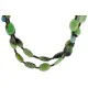 2 Strand Certified Authentic Navajo .925 Sterling Silver Natural Green Jasper Native American Necklace 15297-28 2 Strand Certified Authentic Navajo .925 Sterling Silver Natural Green Jasper Native American Necklace 15297-28