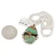 .925 Sterling Silver Handmade Certified Authentic Navajo Natural Turquoise Native American Necklace 12830-3 .925 Sterling Silver Handmade Certified Authentic Navajo Natural Turquoise Native American Necklace 12830-3