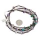 2 Strand Certified Authentic Navajo .925 Sterling Silver Natural Turquoise Amethyst Native American Necklace 750106-38