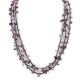 3 Strand Certified Authentic Navajo .925 Sterling Silver Natural Turquoise Amethyst Native American Necklace 25268-1 3 Strand Certified Authentic Navajo .925 Sterling Silver Natural Turquoise Amethyst Native American Necklace 25268-1