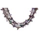 3 Strand Certified Authentic Navajo .925 Sterling Silver Natural Turquoise Amethyst Native American Necklace 25268-1 3 Strand Certified Authentic Navajo .925 Sterling Silver Natural Turquoise Amethyst Native American Necklace 25268-1