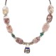 Certified Authentic Inlay Navajo .925 Sterling Silver Natural Turquoise Agate Native American Necklace 25289-4 Certified Authentic Inlay Navajo .925 Sterling Silver Natural Turquoise Agate Native American Necklace 25289-4