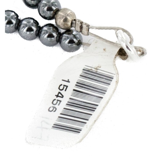 Certified Authentic Navajo .925 Sterling Silver Natural Amethyst Smoky Quartz Hematite Native American Necklace 15456-147 Certified Authentic Navajo .925 Sterling Silver Natural Amethyst Smoky Quartz Hematite Native American Necklace 15456-147