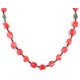 Certified Authentic Navajo .925 Sterling Silver Natural Turquoise Coral Heishi Native American Necklace 25229-3