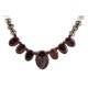 Certified Authentic Navajo .925 Sterling Silver White Howlite Red Jasper Native American Necklace 15456-37 Certified Authentic Navajo .925 Sterling Silver White Howlite Red Jasper Native American Necklace 15456-37