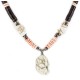 Certified Authentic Navajo .925 Sterling Silver Natural Graduated Heishi White Howlite Native American Necklace 15364-53
