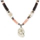 Certified Authentic Navajo .925 Sterling Silver Natural Graduated Heishi White Howlite Native American Necklace 15364-53 Certified Authentic Navajo .925 Sterling Silver Natural Graduated Heishi White Howlite Native American Necklace 15364-53