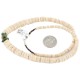 Certified Authentic Navajo .925 Sterling Silver Natural Graduated Melon Shell Turquoise Native American Necklace 15562-57 Certified Authentic Navajo .925 Sterling Silver Natural Graduated Melon Shell Turquoise Native American Necklace 15562-57