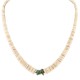Certified Authentic Navajo .925 Sterling Silver Natural Graduated Melon Shell Turquoise Native American Necklace 15562-57 Certified Authentic Navajo .925 Sterling Silver Natural Graduated Melon Shell Turquoise Native American Necklace 15562-57