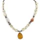 Certified Authentic Navajo .925 Sterling Silver White Howlite Carnelian Jasper Native American Necklace 15463-17 Certified Authentic Navajo .925 Sterling Silver White Howlite Carnelian Jasper Native American Necklace 15463-17