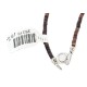 Certified Authentic Navajo .925 Sterling Silver Natural Turquoise Coral Hematite Native American Necklace 25215-102