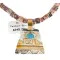 12kt Gold Filled and .925 Sterling Silver Handmade Certified Authentic Navajo Turquoise Jasper Native American Necklace 740103-63-7501003 12kt Gold Filled and .925 Sterling Silver Handmade Certified Authentic Navajo Turquoise Jasper Native American Necklace 740103-63-7501003