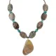 Certified Authentic Navajo .925 Sterling Silver Natural Turquoise Jasper Agate Hematite Native American Necklace 15800-29 Certified Authentic Navajo .925 Sterling Silver Natural Turquoise Jasper Agate Hematite Native American Necklace 15800-29