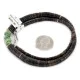 Certified Authentic Navajo .925 Sterling Silver Natural Graduated Shell and Turquoise Native American Necklace 15804-12