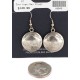 Vintage Style OLD Buffalo Coin Certified Authentic Navajo .925 Sterling Silver Dangle Native American Earrings 18045