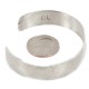 Handmade Hammered Navajo Nickel Bracelet NB151230231451