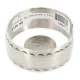 Handmade Certified Authentic Hammered Navajo Nickel Native American Bracelet 12964-1