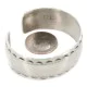 Handmade Certified Authentic Hammered Navajo Nickel Native American Bracelet 12964-1