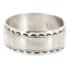 Handmade Certified Authentic Hammered Navajo Nickel Native American Bracelet 12964-1