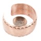 Certified Authentic Hammered Handmade Navajo Pure Copper Native American Bracelet 12963-1