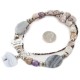 Bear Certified Authentic Navajo .925 Sterling Silver Natural Agate Native American Necklace 15155-6 Bear Certified Authentic Navajo .925 Sterling Silver Natural Agate Native American Necklace 15155-6
