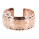 Certified Authentic Hammered Handmade Navajo Pure Copper Native American Bracelet 12963-1