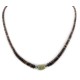 Certified Authentic Navajo .925 Sterling Silver Natural Dark Graduated Heishi and Turquoise Native American Necklace 15262-55 Certified Authentic Navajo .925 Sterling Silver Natural Dark Graduated Heishi and Turquoise Native American Necklace 15262-55
