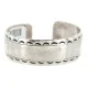 Handmade Certified Authentic Hammered Navajo Nickel Native American Bracelet 12964-1